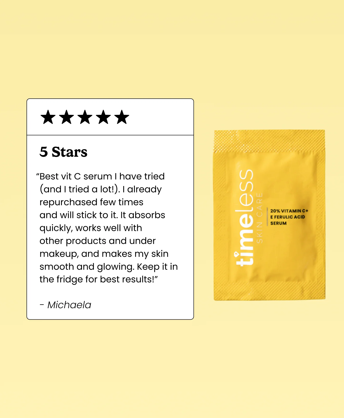 20% Vitamin C + E Ferulic Acid Serum | Pouches - Image 6