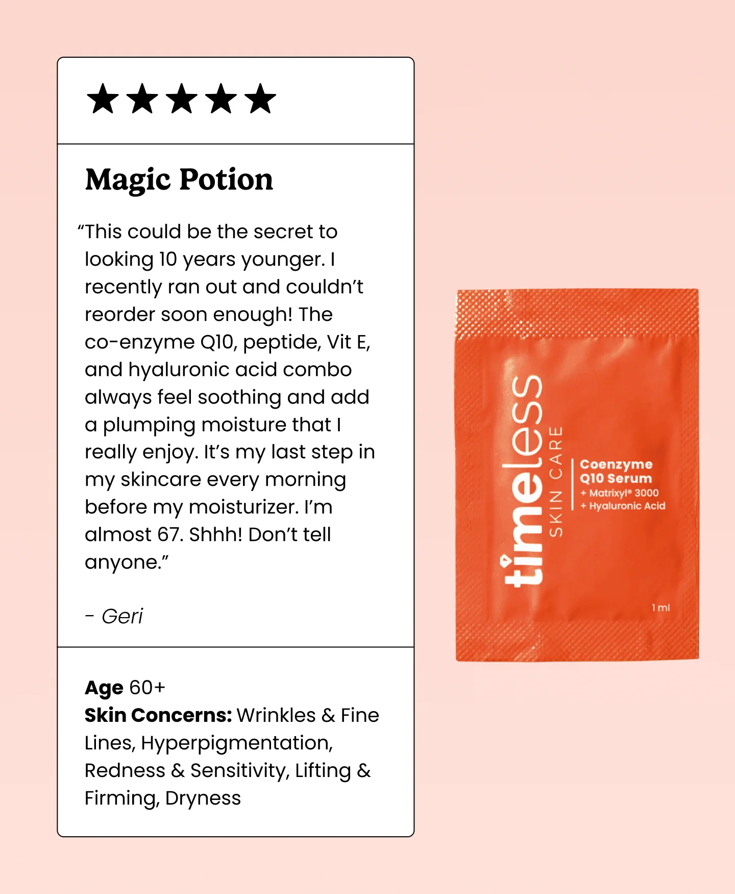 Coenzyme Q10 + Peptides Serum | Pouches - Image 5