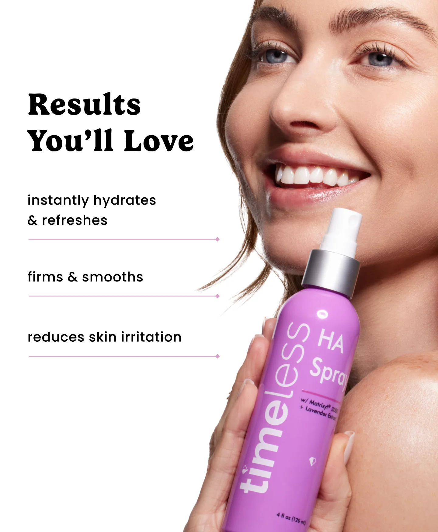 Hydrating Matrixyl® 3000 Peptides + Hyaluronic Acid Facial Spray w/ Lavender - Image 4
